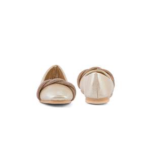 Escarpins formels dorés pour femmes KD2263 talons aiguilles à bride à la cheville avec talon fin de 5cm et fermeture à enfiler talons de sandale de mariée pour filles - Product Image 2