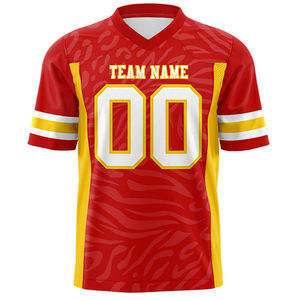 Ropa de calle personalizada, camisetas sublimadas de fútbol americano, diseño personalizado de su propia camiseta de fútbol americano - Product Image 3