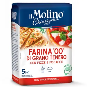 High Quality 100% Natural SOFT WHEAT FLOUR 00 Ideal for Pizza & Bun Professional Use Made in Italy Ready for Shipping