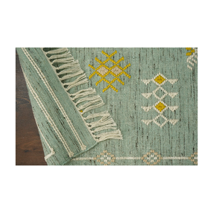 Lujosas alfombras geométricas tejidas a mano, fabricante líder, altura de pila de felpa extravagante personalizada para uso doméstico, precio de fábrica - Product Image 2