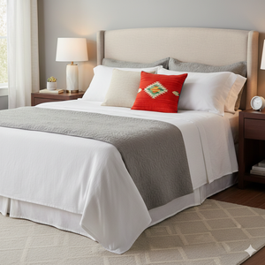 Funda de Cojín Personalizable con Cierre de Cremallera, Diseño Floral Cuadrado, Hecha a Mano con Algodón de Lujo, con Costuras, para Uso en el Hogar y Hoteles - Product Image 3