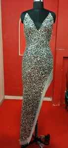 Vestido de Noche de Alta Gama con Lentejuelas, Cintura Natural, con Sujetador Incorporado - Product Image 5