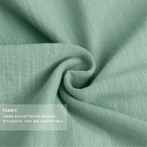 โรงงานเสื้อยืดผู้ชายคุณภาพสูง ขายส่ง เสื้อแขนสั้น ทรงหลวม เนื้อผ้าหนา ไซส์ใหญ่ ขายดี ลายเรียบ ออกแบบโลโก้ได้ รับผลิตแบบ OEM - Product Image 6