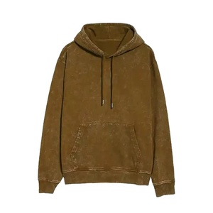 เสื้อฮู้ดดี้ทรงโอเวอร์ไซส์สำหรับผู้ชาย ผ้าฝ้าย 100% ระบายอากาศได้ดี มีเชือกผูก เหมาะสำหรับฤดูหนาว ผลิตโดย HS 2026 - Product Image 3