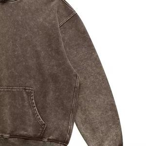 Sweat-shirts pour hommes de haute qualité, épais et lourds, 450 g/m², couleur dégradée, printemps, personnalisés, en molleton français 100% coton, lavés à l'acide - Product Image 3