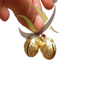 Clochettes pour fauconnerie, chiens et chats, clochettes ornées de pierres - Product Image 1