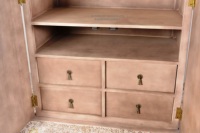 Armoires de chambre à coucher pliables en bois, grand format, style minimaliste moderne, écologiques, durables, 3 étagères, pour salon et atelier