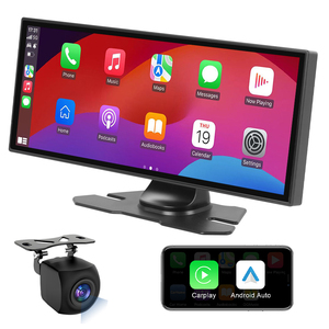 11.26" Portable Linux Car Screen Wireless CarPlay <strong>Android</strong> Auto Dash <strong>Cam</strong> with <strong>Reversing</strong> Aid Backup Camera 1 Year Warranty - Product Image 1