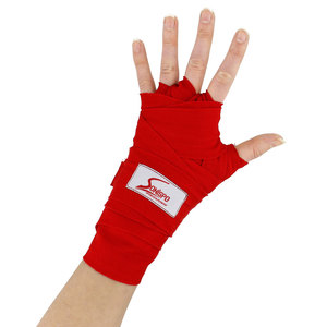 SONISPO - Vendas de Algodón Rojas para Manos, Soporte Ajustable para Muñeca, para Levantamiento de Pesas, Gimnasio, Deportes, Fitness, Cierre de Gancho y Bucle - Product Image 6