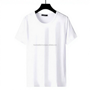 เสื้อยืดสีขาวสำหรับผู้ชายเสื้อยืดสีดำสำหรับผู้ชายเสื้อยืดสีขาวแบบออกแบบได้ตามที่ต้องการ - Product Image 1