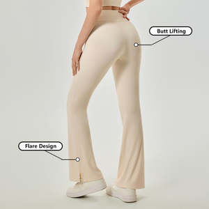 Leggings de Yoga para Mujer Estilo Urbano, Tejido Sin Costuras, Cintura Alta Elástica, Transpirables, de Secado Rápido, Tallas Grandes, para Deporte - Product Image 3