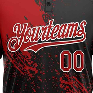 Uniforme Deportivo Personalizado de Alta Calidad 100% Poliéster para Hombre, Transpirable, de Secado Rápido, Ligero, Jersey de Béisbol y Sóftbol, Color Sólido - Product Image 5