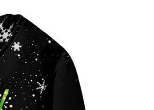 Sudadera Navideña Premium de Alta Calidad para Hombre, Sudadera de Manga Larga con Estampado de Papá Noel para Niño, Hecha en Pakistán - Product Image 5