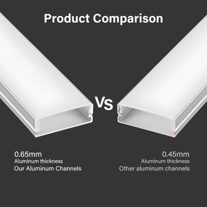 פרופיל סגסוגת אלומיניום קיר & תאורה מדרגות 10 x30 מ "מ אקווריום עם משטח אנודיז 90 - Product Image 3