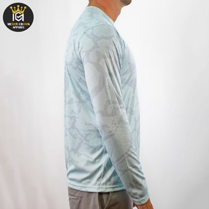 Camisas de pesca al por mayor de alta calidad, camisa de poliéster por sublimación, camisa de pesca de verano para hombre de tela suave - Product Image 5