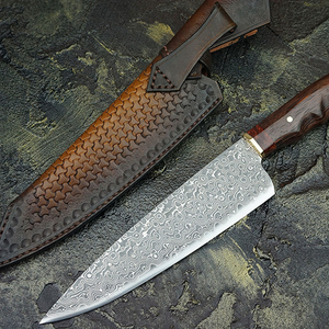 Cuchillo de Chef afilado forjado hecho a mano, cuchillo de Chef de acero de ALTO CARBONO DE Pakistán, cuchillo de cocina profesional de hoja afilada Premium de Pakistán - Product Image 4