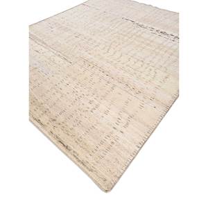 Tapis en laine rayé ivoire Manifest, noué à la main, en laine afghane, motif puzzle rectangulaire, pour entrée, décoration de chambre d'adolescent, modèle Re-1340 - Product Image 2