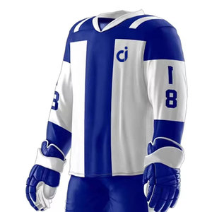 Tenue d'entraînement de hockey sur glace, nouveau style, service OEM, conception personnalisée, uniforme de hockey sur glace pour les meilleures ventes - Product Image 2