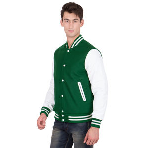 High Quality Customized Embroidered Chenille <b>Patch</b> <b>Jackets</b> <b>for</b> Men College Varsity Letterman Winter Stand <b>Jacket</b> Wholesale - Product Image 5