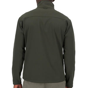Chaqueta Softshell de hombre con logotipo personalizado, ropa exterior de alta calidad, impermeable, cortavientos, chaqueta Softshell de poliéster transpirable - Product Image 5