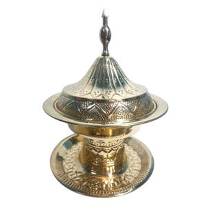 Ollas Khajoor Vintage de Latón de Alta Calidad con Acabado Pulido para el Hogar y Restaurantes, Utensilios de Cocina, Olla para Dátiles Árabes - Product Image 4