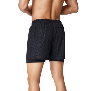 Pantalones cortos de playa personalizados de alta calidad para hombre, pantalones cortos de algodón de color negro, pantalones cortos transpirables para hombre, pantalones cortos de verano para hombre - Product Image 2