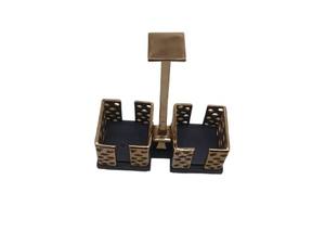 Porte-mouchoirs moderne et écologique pour bureau et maison, en métal fait main, avec logo personnalisé, accessoire de table pour salle de bain et table à manger - Product Image 2