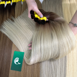 Cheveux vierges bruts en vrac les plus populaires à double trame sans perte, cheveux bruts en gros d'usine au Vietnam - Product Image 5