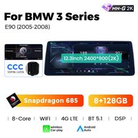 MEKEDE Qualcomm 668 680 685 2400*900 resolución Android pantalla reproductor de vídeo estéreo coche Radio Auto para BMW Serie 3 E90 CCC CIC
