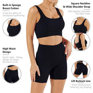 L'ensemble de survêtements 2 pièces pour femmes 2025 comprend un sweat-shirt court tendance avec un logo personnalisé et des bas assortis - Product Image 3