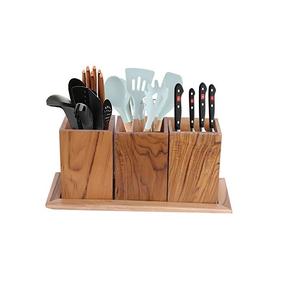 Diseño clásico decoración del hogar vajilla cubertería soporte de metal de alta calidad mango de madera a precio asequible - Product Image 3