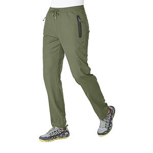 Color verde de alta calidad, nuevo diseño, ropa de moda, el más nuevo estilo, los hombres usan pantalones de atletismo personalizados, pantalones de punto ligeros para hombres - Product Image 1