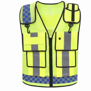 Chaleco DE SEGURIDAD reflectante impermeable diseño ODM personalizado Chaleco de seguridad de construcción de alta visibilidad con reflector de celosía colorido - Product Image 4