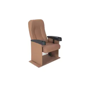 High Quality Commercial Theater Chair Auditorium Seating Chair Push Back Fixed Seat Auto Tip-up Sharing Armrest