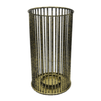 Bougeoir en métal artisanal vintage avec support de pilier surélevé Design attentif pour jardin décoratif de table de Noël