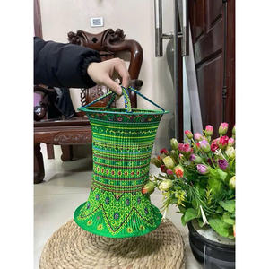 Linterna Decorativa Tradicional de Tela Brocada, Hecha a Mano, Duradera, Reutilizable, Precio de Fábrica, Venta al Por Mayor, Hermosos Diseños - Product Image 2