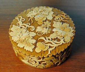 IMPRIMÉ DESGIAN EN BOIS NATUREL Boîte à épices de table en bois imprimée de qualité supérieure avec compartiments séparés pour épices et - Product Image 5