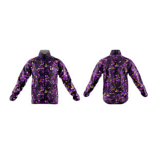 Veste coupe-vent de randonnée et de course à pied 100% polyester pour hommes, 2 en 1, fermeture éclair, poche, vêtements personnalisés, fabricants de vêtements - Product Image 3