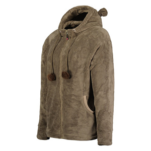 Musthave Adjustable Hood Women Winter Special Polar Fleece Jacket Soft Comfort Lightweight Breathable Jacket With Customize Logo - Product Image 3