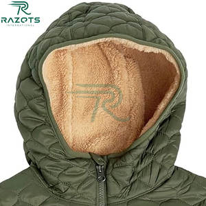 เสื้อแจ็คเก็ตผ้าฝ้ายผู้หญิงลายพิมพ์บล็อกสีถักแบบควิลท์ ขายดีประจำปี 2025 สำหรับฤดูใบไม้ร่วงและฤดูหนาว - Product Image 6