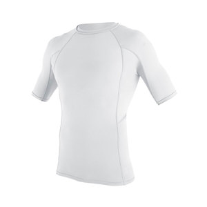 Camisa de natación con Logo personalizado para hombre, camisa de Fitness de alta calidad con estampado de manga corta MMA, protector contra sarpullido, venta al por mayor - Product Image 3