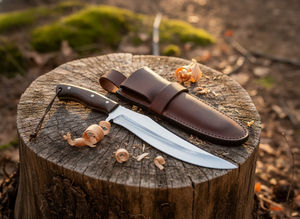 Cuchillo de Chef de Acero Inoxidable Hecho a Mano de Alta Gama, Grado Industrial, Mango de Cobre, Hoja Afilada, Personalizable, OEM, Garantía de 3 Años, para Cocina - Product Image 3