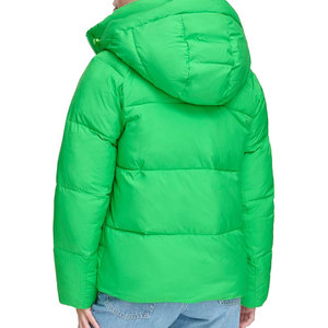 High Quality Men's Winter <b>Lightweight</b> Stand Collar Front Logo Puffer <b>Jacket</b> - Product Image 4