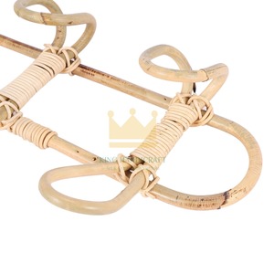 Crochets muraux en rotin pour vêtements d'enfants, organisateur de vêtements, crochet de suspension de chapeau, cintre en rotin, cintre de décoration de chambre d'enfants - Product Image 3