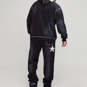 Chándales de Hombre de Último Diseño, Gruesos, con Capucha y Manga Larga, Holgados y con Corte Acampanado - Product Image 2