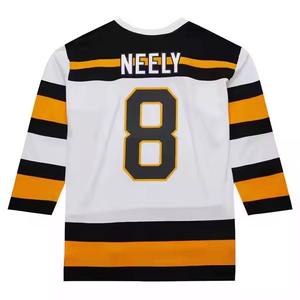 Vente en gros Maillot de hockey sur glace vierge surdimensionné Numéro de logo personnalisé Équipement de hockey multiple Combinaison de glace Maillot de hockey à manches longues - Product Image 2