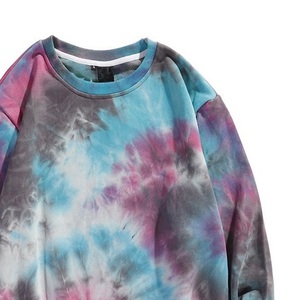 Sudaderas de cuello redondo personalizadas para mujer Sudaderas de invierno teñidas con lazo de manga larga para mujer - Product Image 6