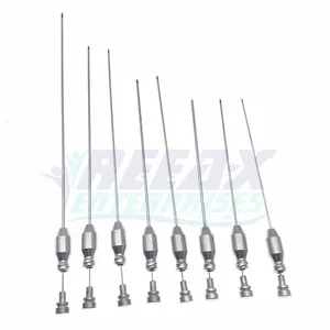 With Cleaning Tube Fat Transfer Fat Harvesting Surgical Instrument Single Hole Liposuction Cannula BY REEAX ENTERPRISES