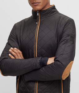Hot Selling Winter Canvas Color Block Lightweight Plus Size Cotton Padded Warm Windproof Unisex Hooded <b>Puffer</b> <b>Jacket</b> Cotton - Product Image 4