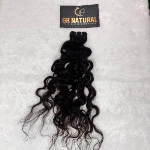 Extensiones de cabello humano rizado 100% Natural sin procesar virgen crudo indio Paquete de cabello negro mujeres extensiones de cabello humano - Product Image 1
